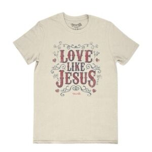 Blessed Girl Love Like Jesus Graphic Tee - Small